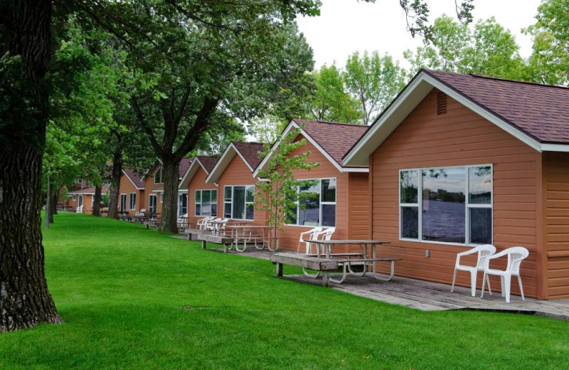 Cabins at Dickerson's Lake Florida Resort.