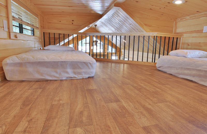 Cabin loft at Yogi Bear's Jellystone Park™ Guadalupe River.