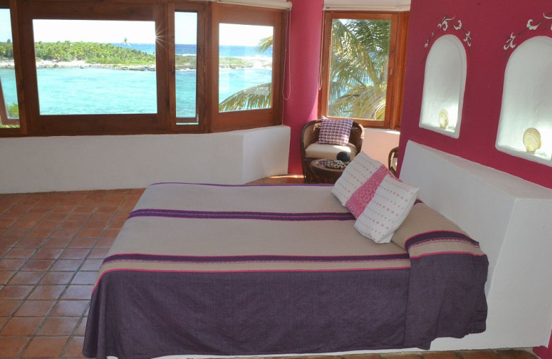 Guest room at Casa Del Mar.