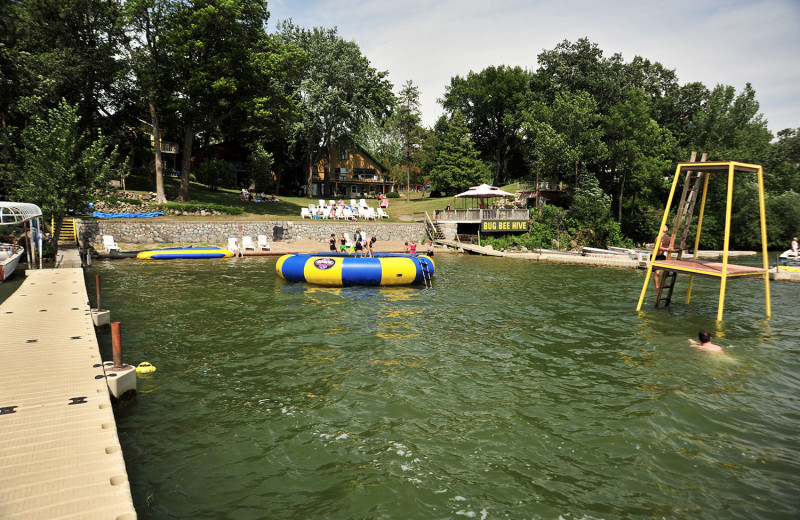 Beach activities at Bug-Bee Hive Resort.