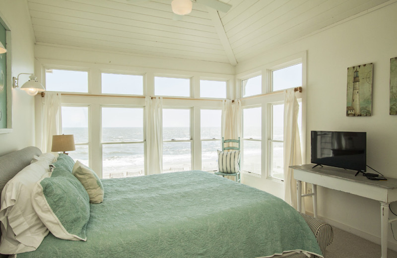 Rental bedroom at Oak Island Accomodations.