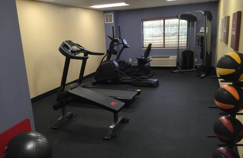 Fitness room at Days Inn & Suites - Benton Harbor.