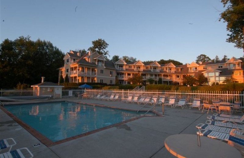 Outdoor pool at Westwood Shores Waterfront Resort.