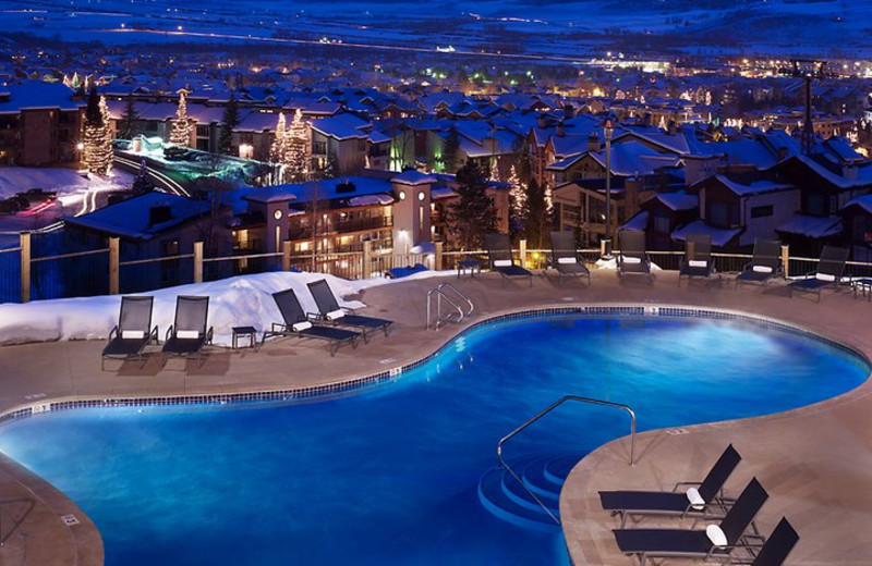 Rental outdoor pool at Edgemont Condominiums.