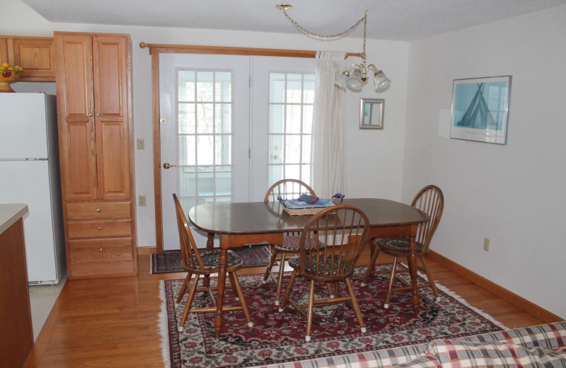 Rental dining room at Hopper Real Estate.