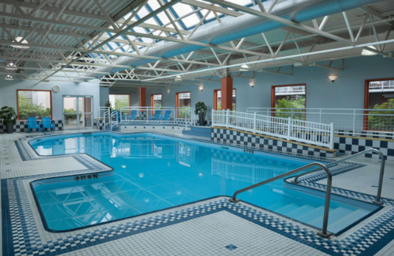 Indoor pool at Delta Halifax.