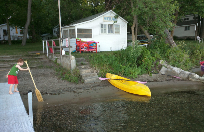 Beach at Woodlawn Resort.