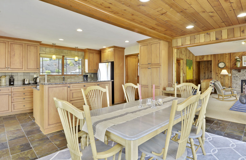 Rental kitchen at Premier Vacation Rentals @ Smith Mountain Lake.