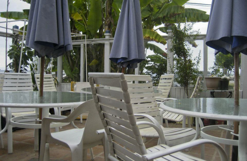 Patio at Capistrano Seaside Inn.