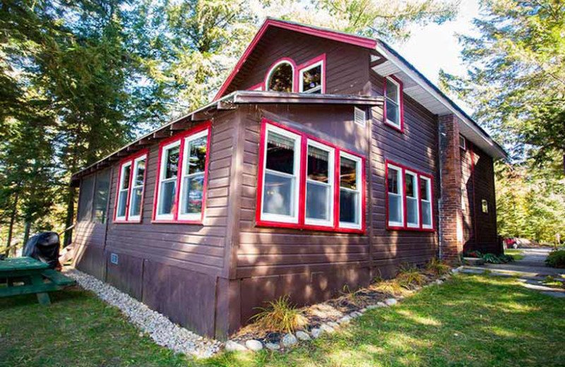 Cabin exterior at White Lake Lodges.