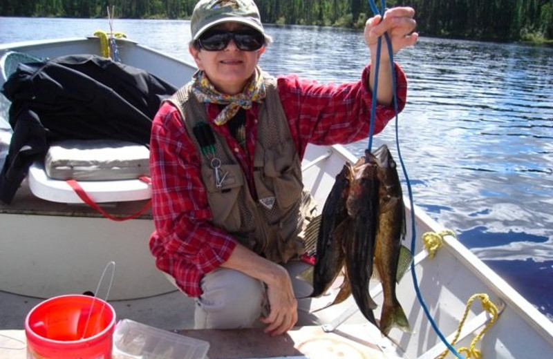 Fishing at Latreille Lake Lodge