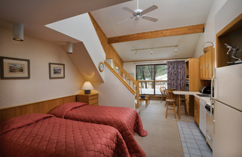 Rental interior at Smugglers' Notch Resort.
