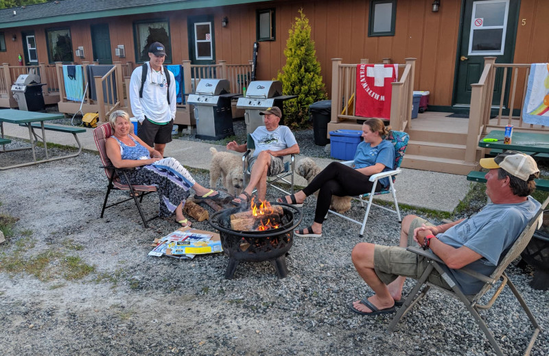 Family at Zippel Bay Resort.