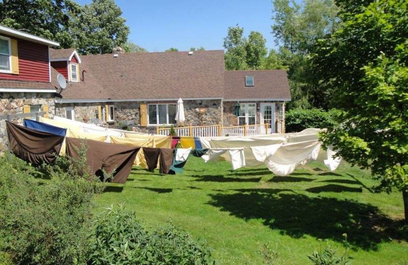 Exterior view of Fieldstone Farm.