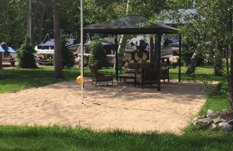 Tether ball at Glen Craft Marina and Resort.