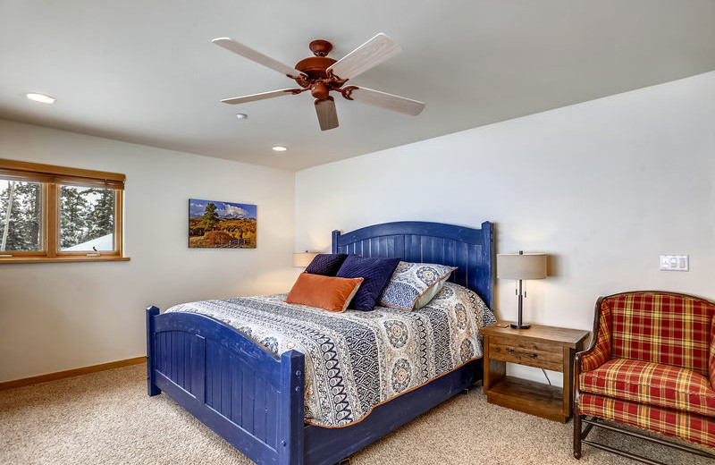 Rental bedroom at Durango Colorado Vacations.