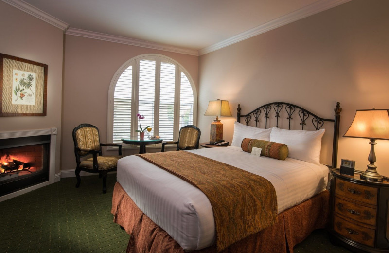 Guest room at The Monterey Hotel.