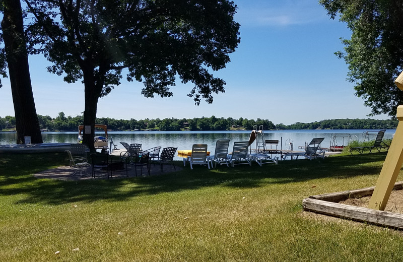 Beach at Vacationer's Inn Resort.