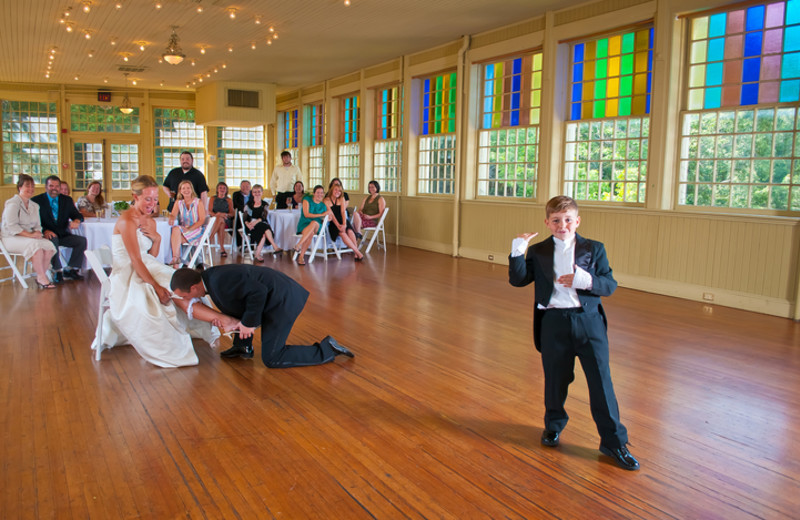 Wedding reception at 1905 Basin Park Hotel.