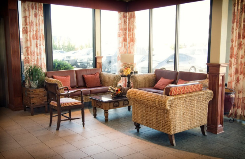 Lobby area at The Oceanfront Inn.