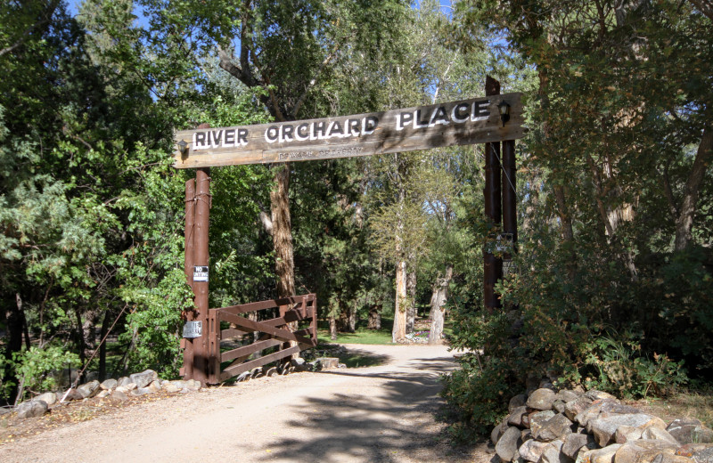 Entrance to River Orchard Place.