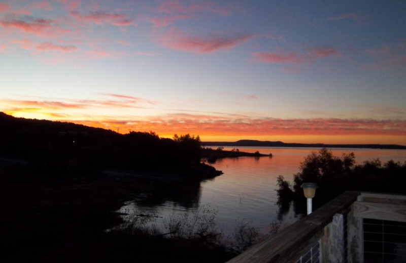 Sunset at Lakeside Lodge on East Lake Buchanon.