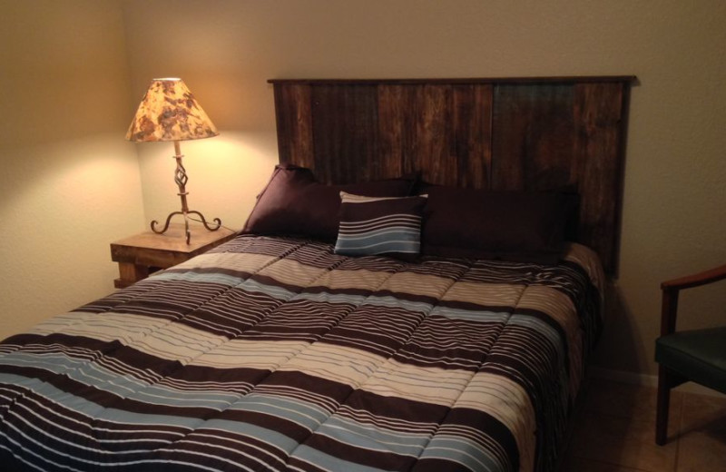 Rental bedroom at LBJ Schmidt House.