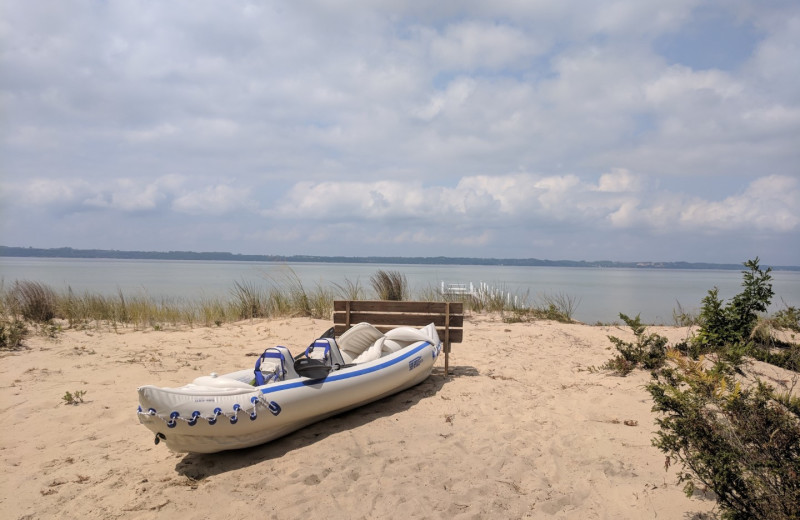 Beach at The Cherry Tree Inn & Suites.