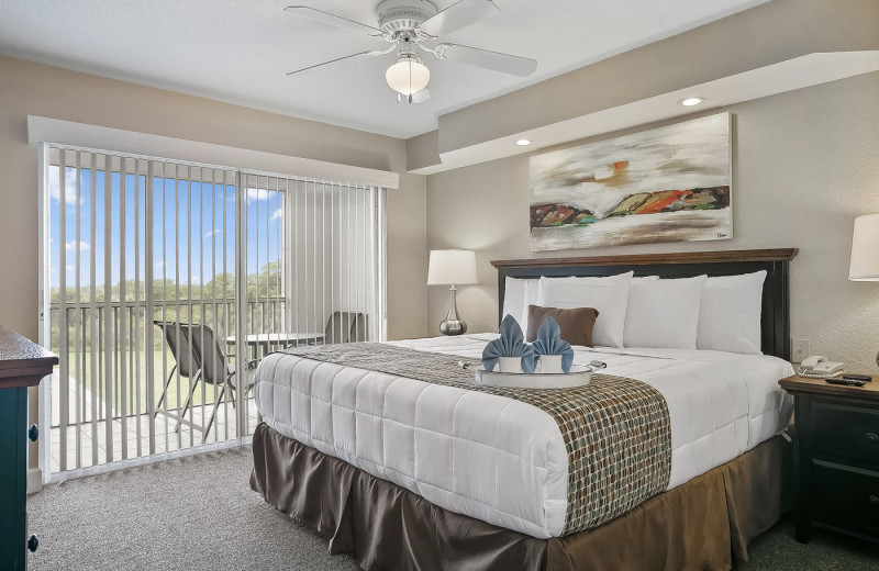 Guest room at Silver Lake Resort.