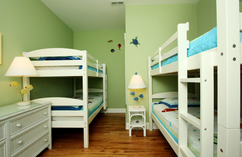 Rental bedroom at Oak Island Accomodations.