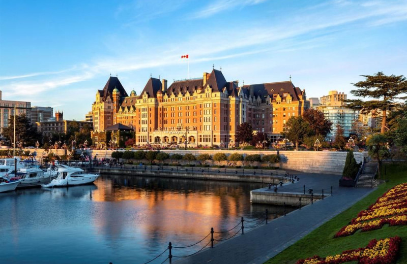 Exterior view of The Fairmont Empress.