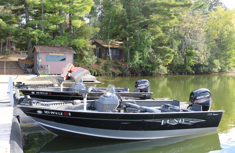 Fishing at Cabin O'Pines Resort 