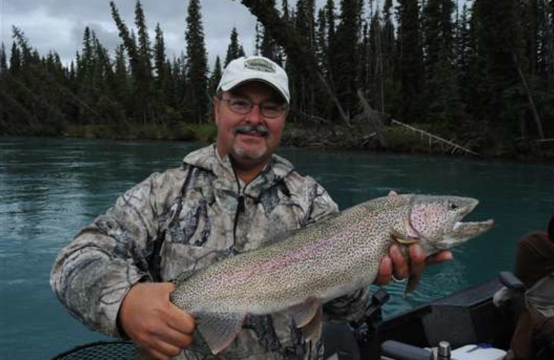 Fishing at Gone Fishin' Lodge.