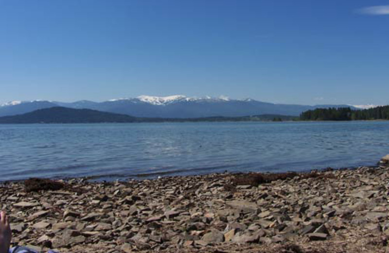 Beach near The Lodge at Sandpoint.