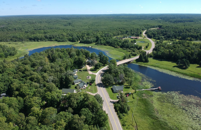 Aerial view of Anchor Inn.