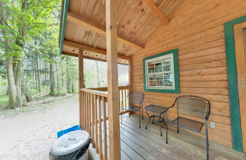 Cabin exterior at Buttonwood Grove Winery