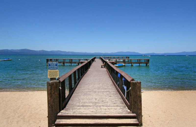 Lake view from beach at Aston Lakeland Village.