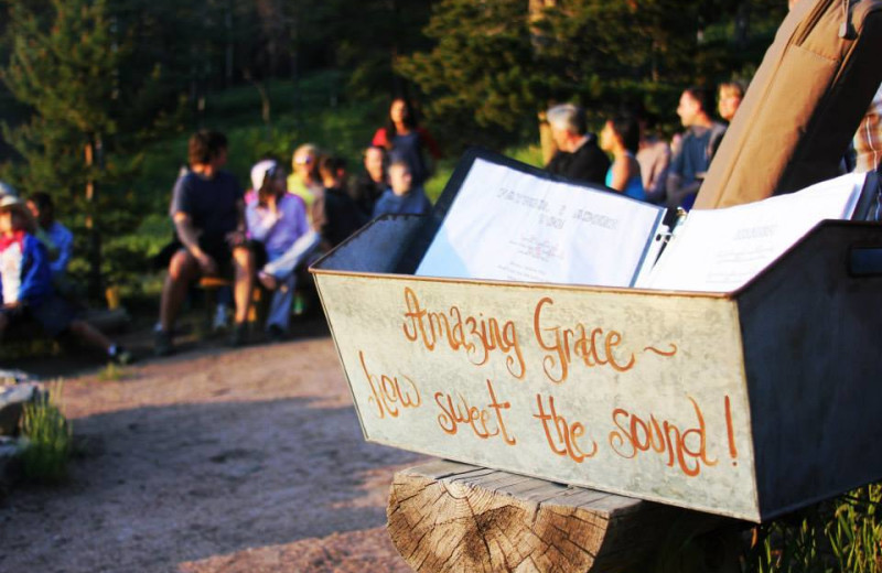 Bible study is available every week at Wind River Ranch