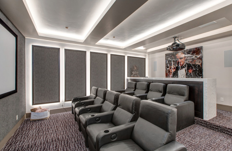 Rental theater at Park City Rental Properties.