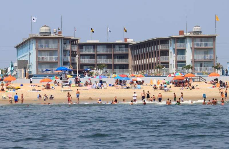 Exterior view at Flagship Oceanfront Hotel Ocean City.