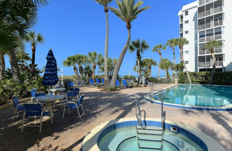 Rental pool at El Presidente Condos.