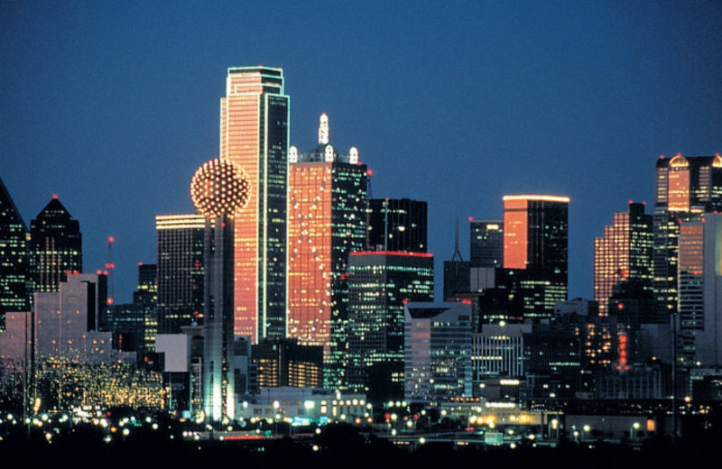 Dallas skyline at Hotel Lawrence.