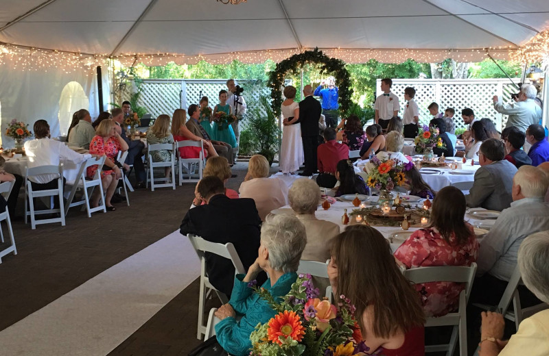 Wedding at Crystal River Inn.