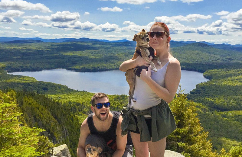 Everyone's favorite hiking destination, watching peregrine falcons soaring off the cliffs, moose wandering in the wetland below, Little Averill Lake glistening, Mtn. Washington & Mtn. Mansfield out in the horizon, The Great North Woods of Vermont.