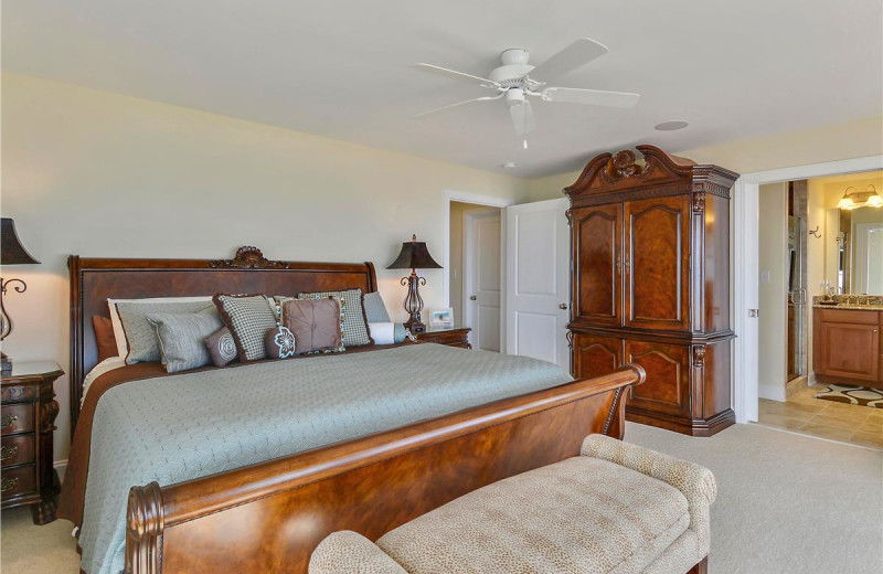 Rental bedroom at Long & Foster Vacation Rentals -Bethany Beach.