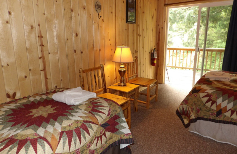 Guest room at Half Moon Bar Lodge.