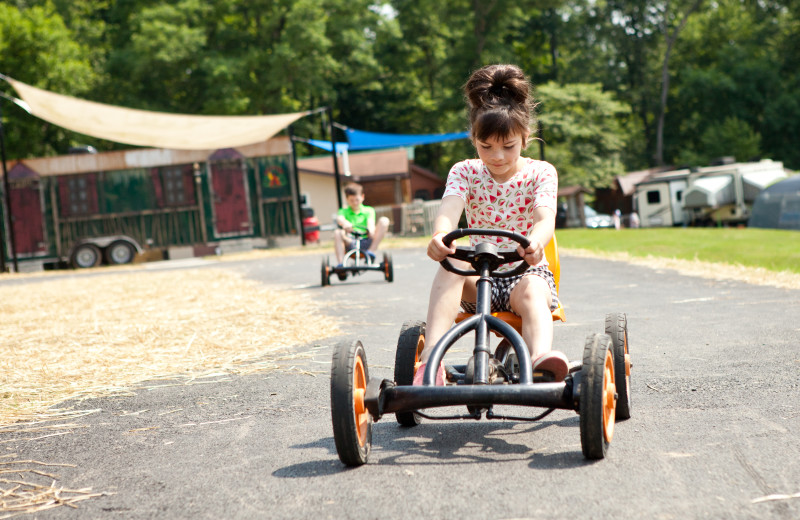 Peddle kart track at Yogi Bear's Jellystone Park Quarryville.