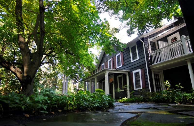 Exterior view of Buttermilk Falls Inn & Spa.