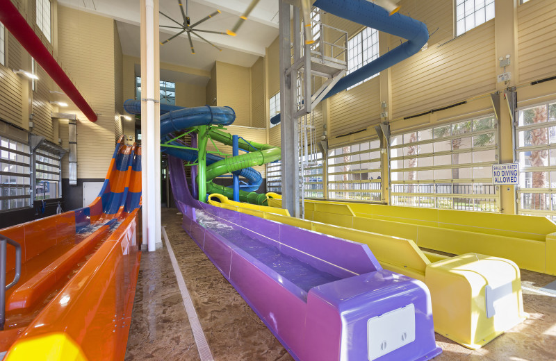 Indoor water park at The Breakers Resort.