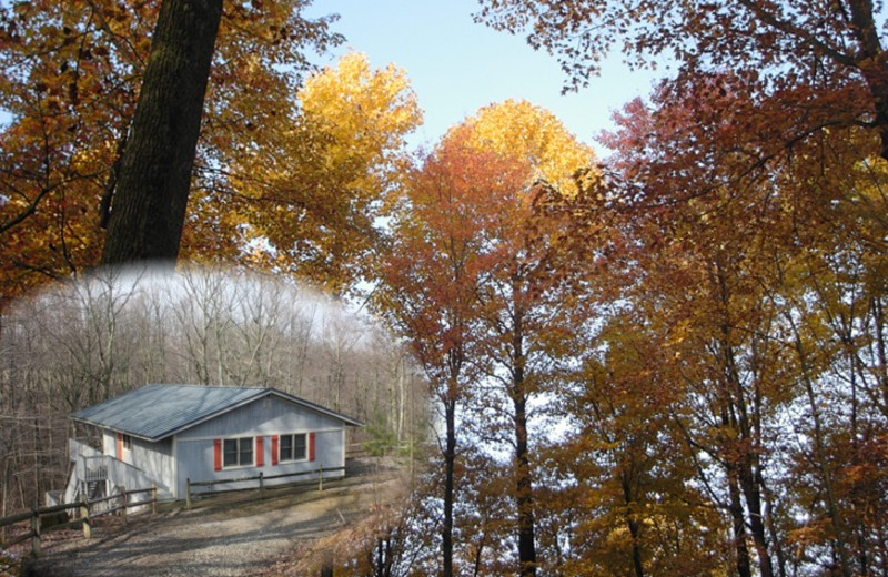 Cabin exterior at Heritage Cabin.